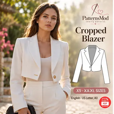 Cropped Blazer